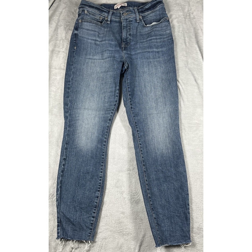 Lucky Brand Jeans Womens 8/29 Bridgette Skinny Dark Wash High Rise Denim 7720